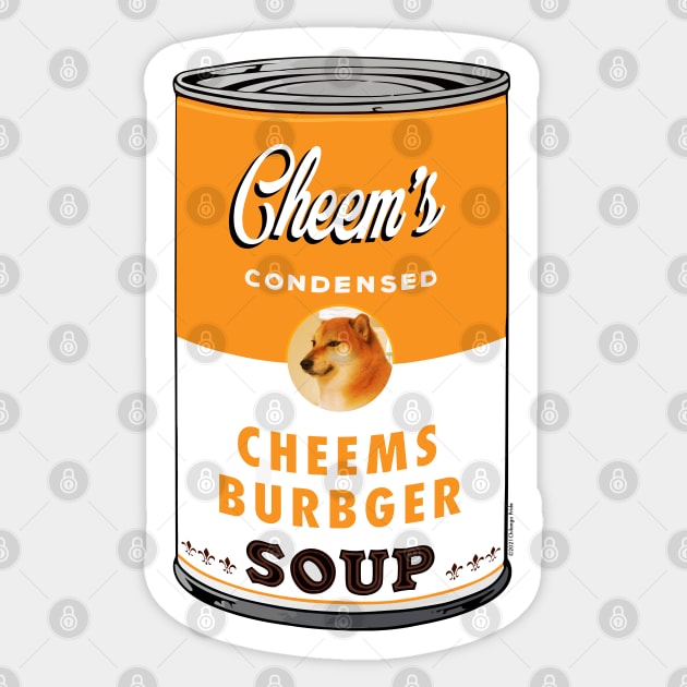 CheemsBurbger Soup Sticker by chilangopride